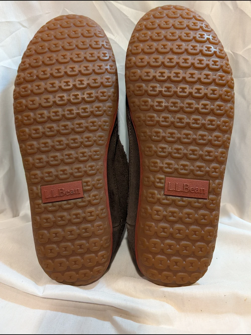L.L. Bean Dark Brown Suede Slip-On Moccasin Loafers
